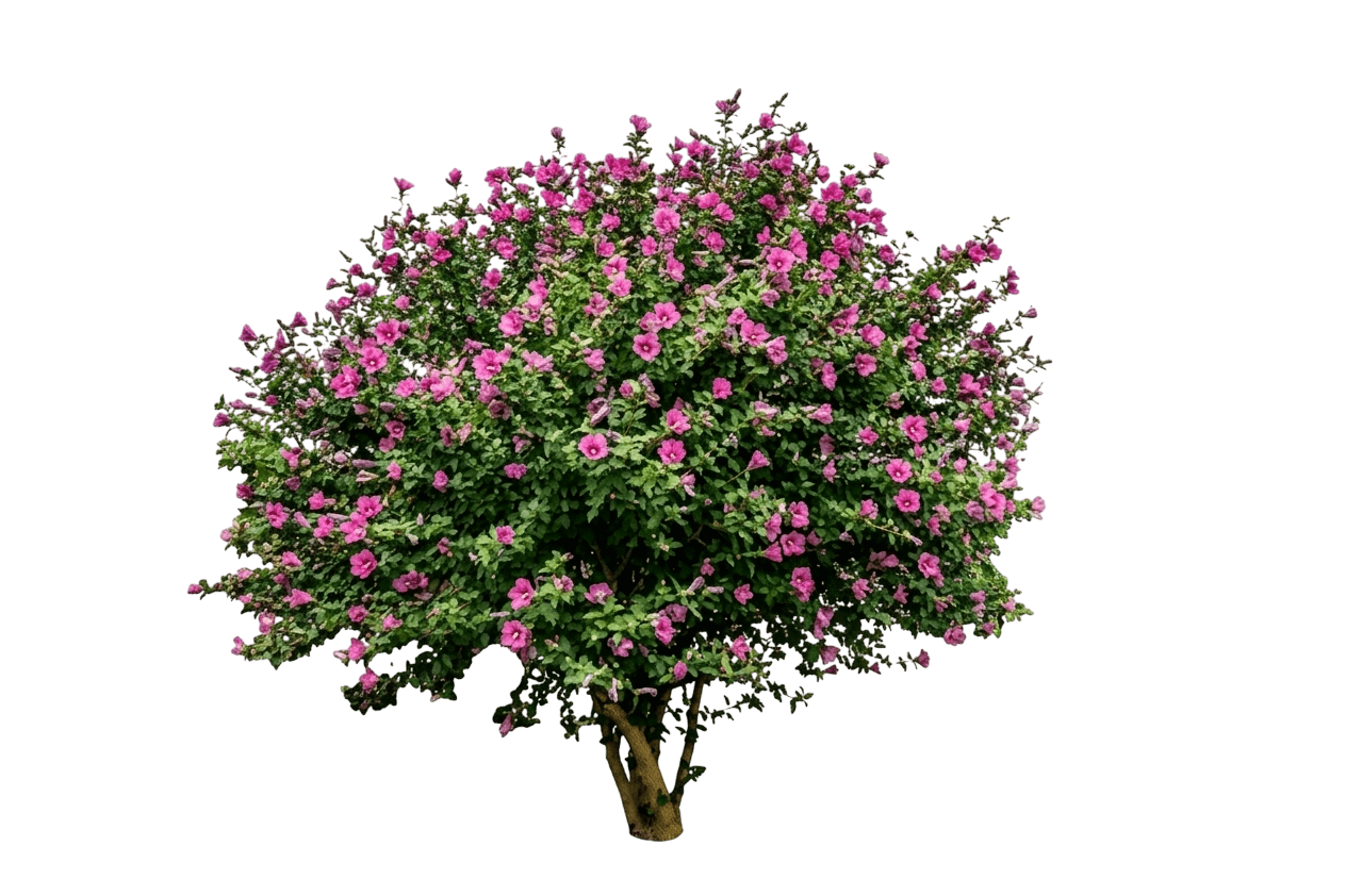 French Cabaret™ Blush Rose Of Sharon (Hibiscus Syriacus Var. Syriacus 'Mindoub 1') - Shrubs