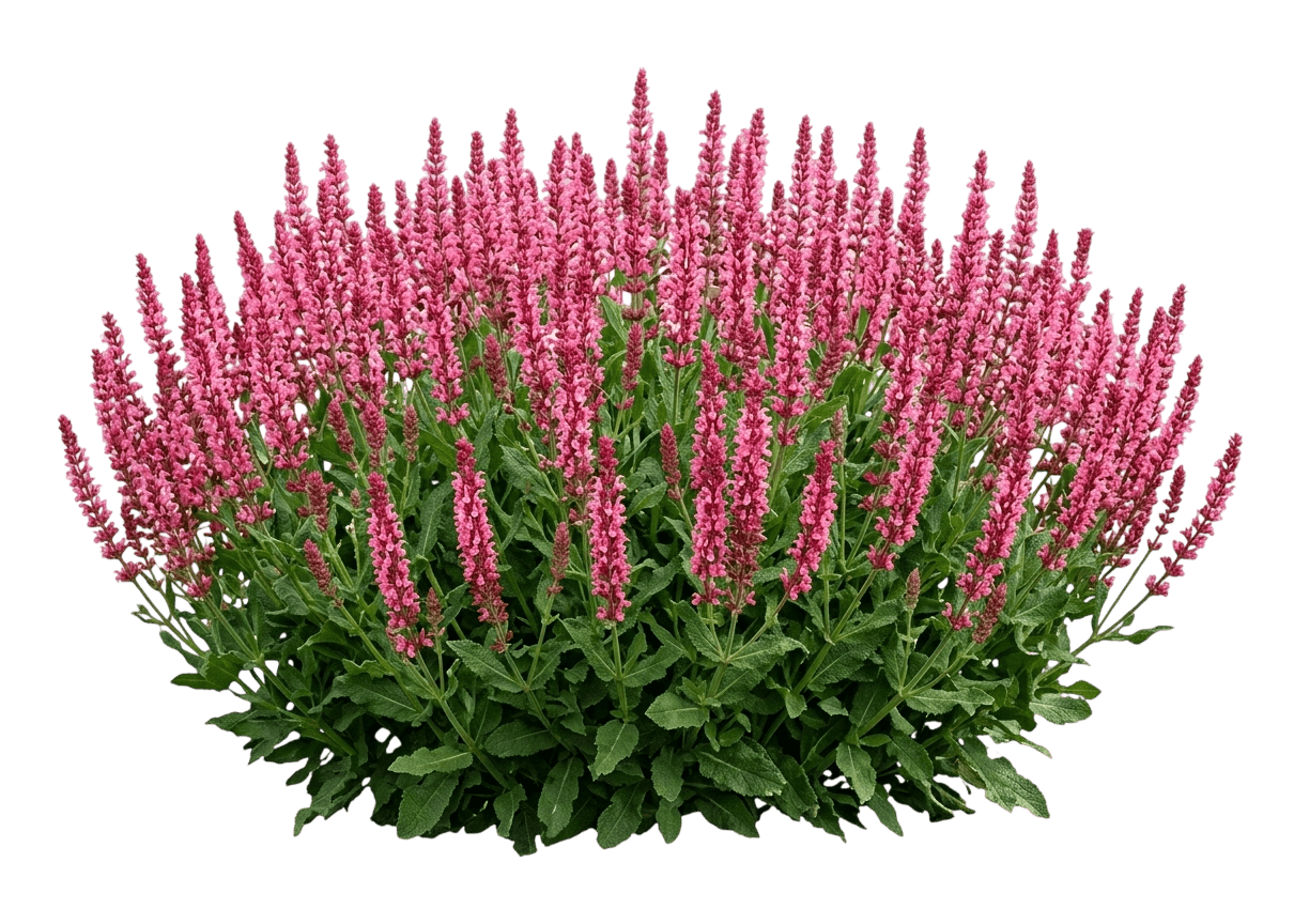 Sensation Rose Salvia (Salvia Nemorosa 'Sensation Rose') - Perennials