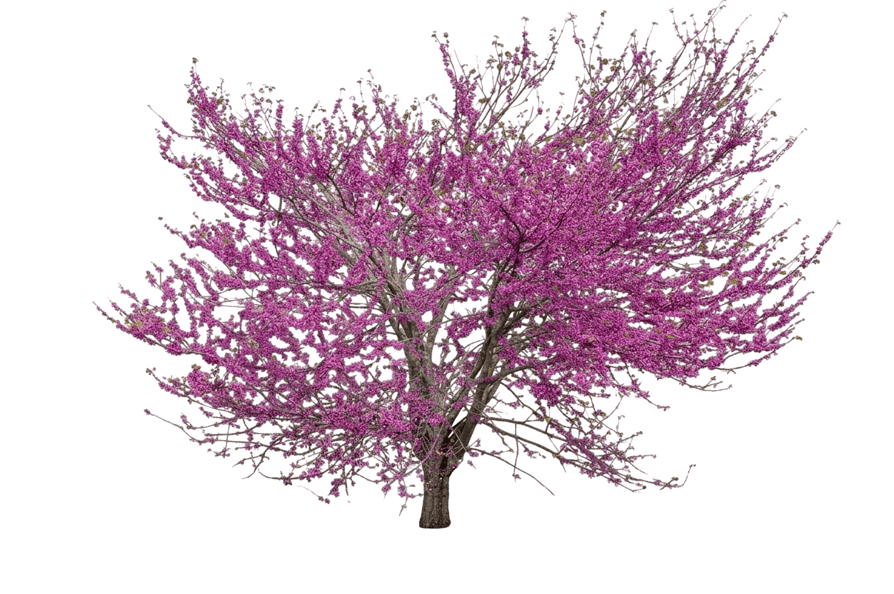 Pink Pom Poms Redbud (Cercis X 'Pink Pom Poms') - Flowering Trees