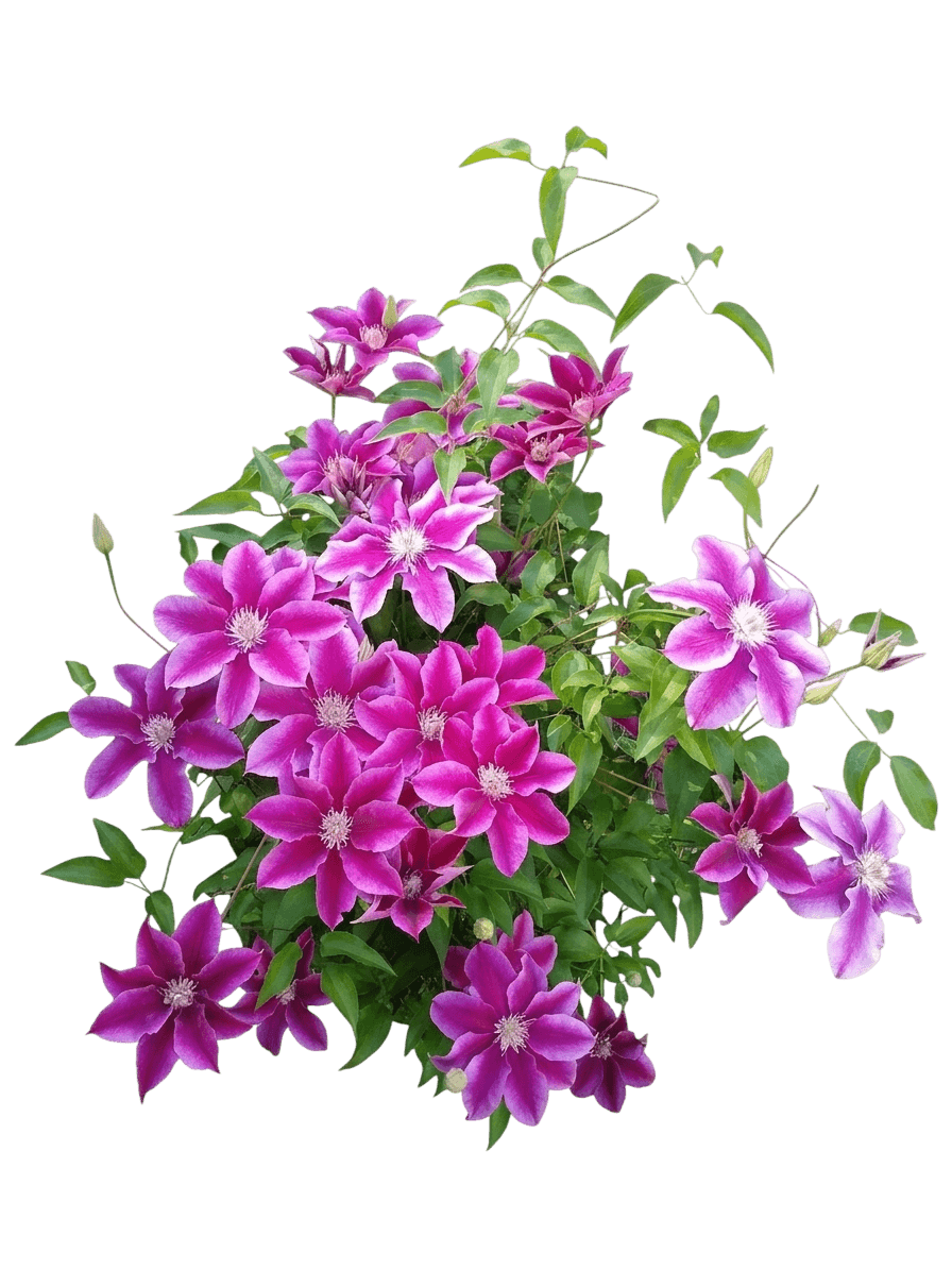 Kilian Donahue Clematis (Clematis 'Kilian Donahue') - Perennials