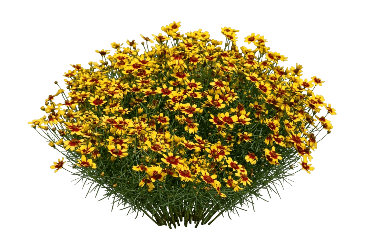 Sunstar Rose Threadleaf Coreopsis (Coreopsis Verticillata 'Tncorsr') - Perennials