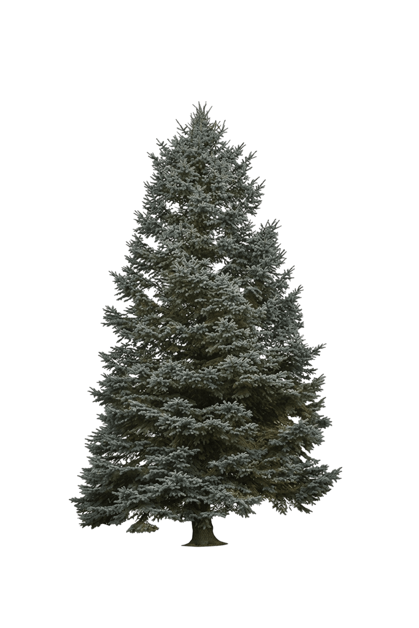 Baby Blue® Spruce (Picea Pungens Var, Glauca Var. Pungens Var, Glauca 'Baby Blue') - Evergreen Trees