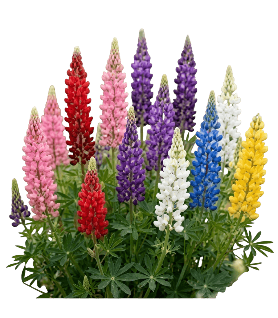 Lupine, Tutti Frutti (Lupinus Hybrids 'Tutti') - Perennials