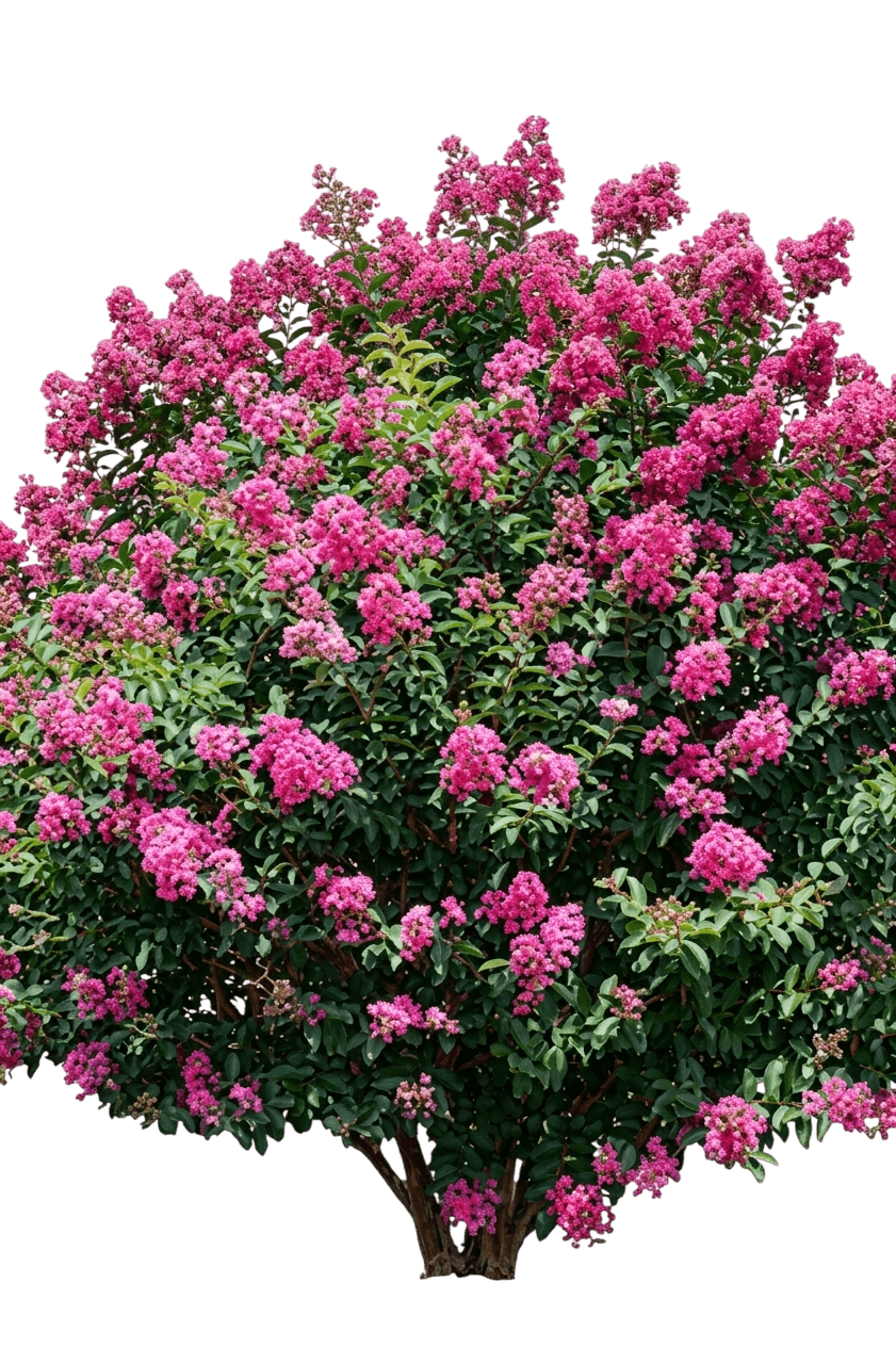 Cherry Delight Greatmyrtle™ Crape Myrtle (Lagerstroemia X Cherry Delight 'G19234') - Ground Layers