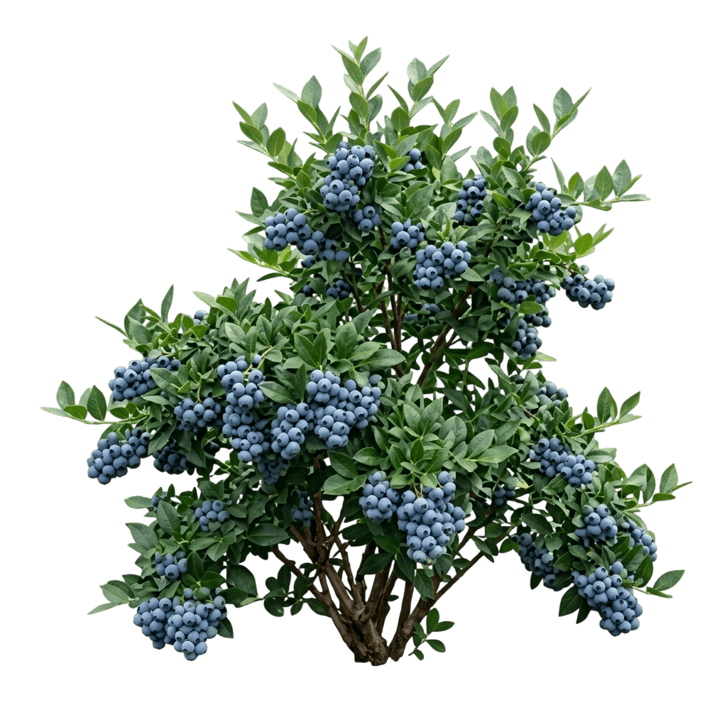 Blueray Northern Highbush Blueberry (Vaccinium Corymbosum 'Blueray Northern') - Ground Layers
