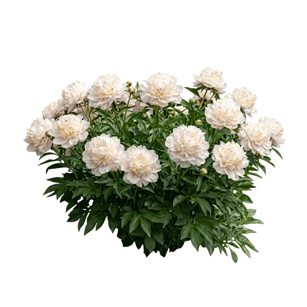 Garden Peony (Paeonia L. 'Shirley Temple') - Perennials