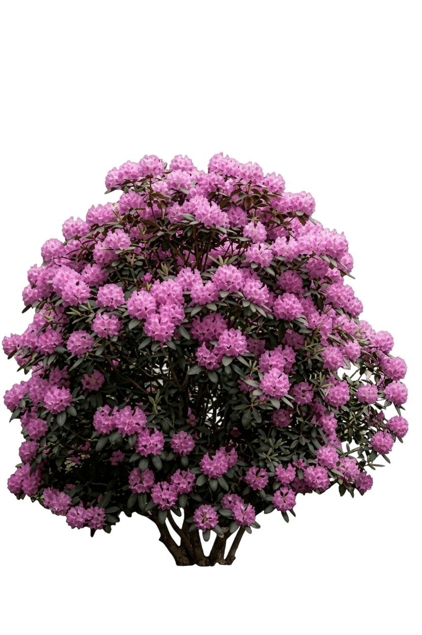 Roseum Elegans Rhododendron (Rhododendron X Var. X 'Roseum Elegans') - Shrubs