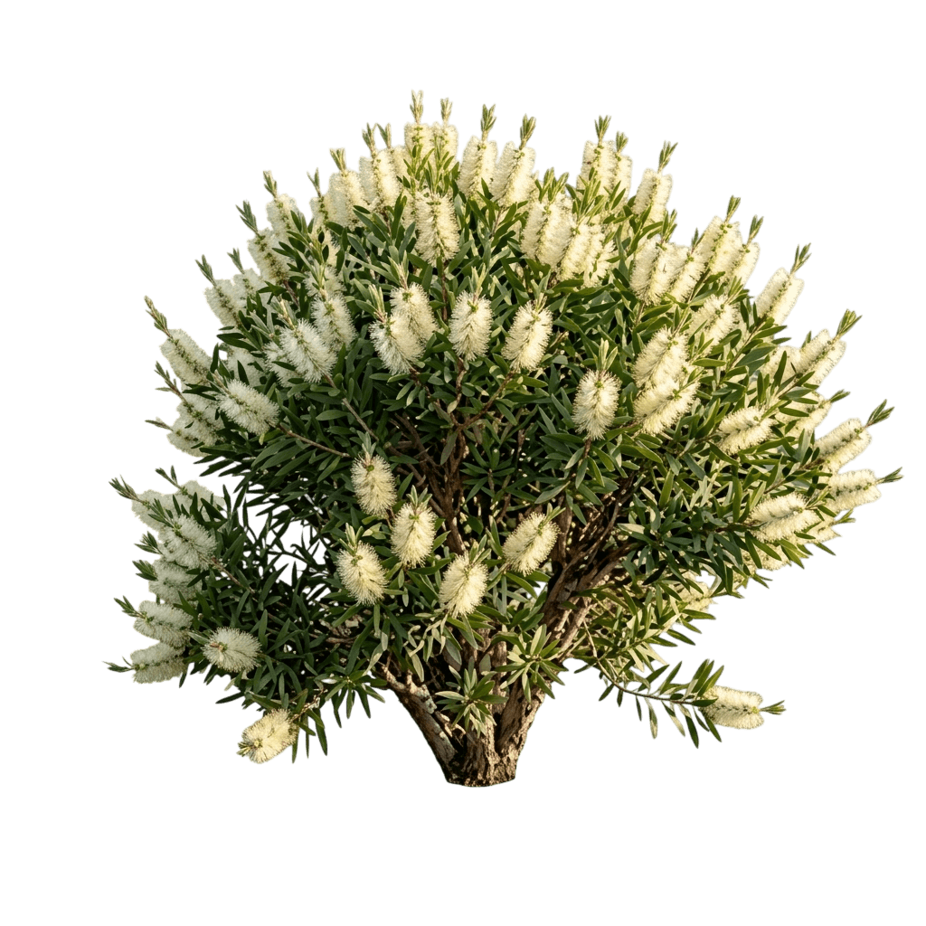 Anzac White (Callistemon Bottlebrush 'Anzac White') - Ground Layers