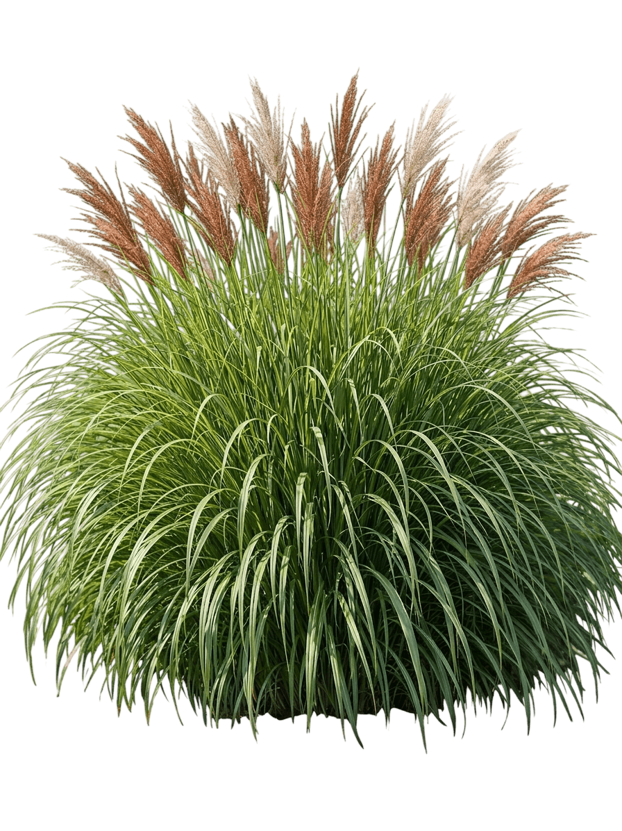 Miscanthus Lady In Red (Miscanthus Sinensis Var. Sinensis 'Lady In Red') - Grasses
