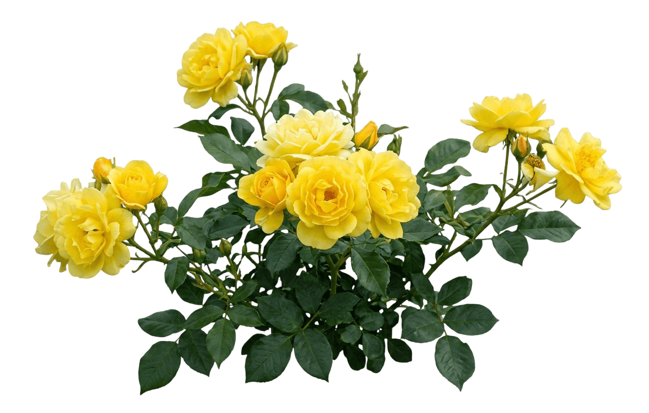 Oso Easy® Lemon Zest® Rose (Rosa X Oso Easy Lemon Zest 'Chewhocan') - Ground Layers