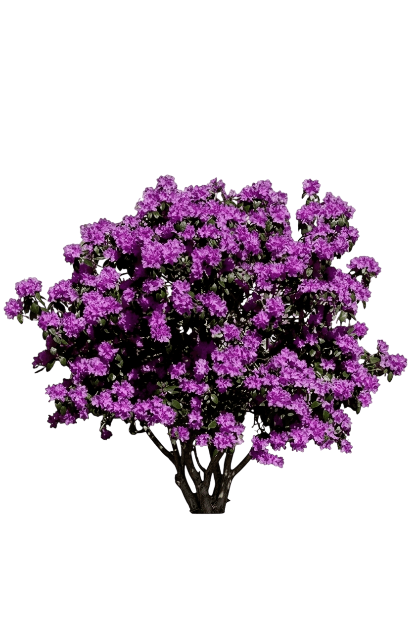 Girard'S Crimson Azalea (Rhododendron X Var. X 'Girard') - Shrubs
