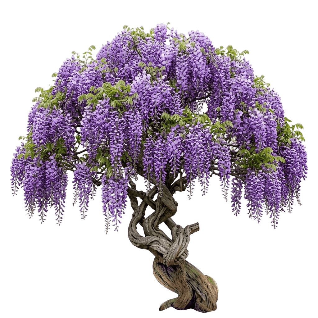 Cooke'S Special Chinese Wisteria 'Cooke' (Wisteria Sinensis S Special 'Cooke') - Ground Layers