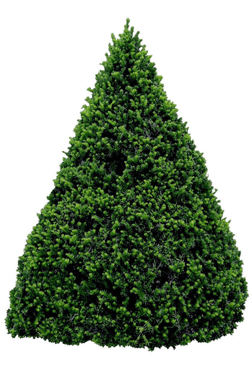 Captain Pyramidal Yew (Taxus Cuspitata 'Captain') - Evergreen Trees