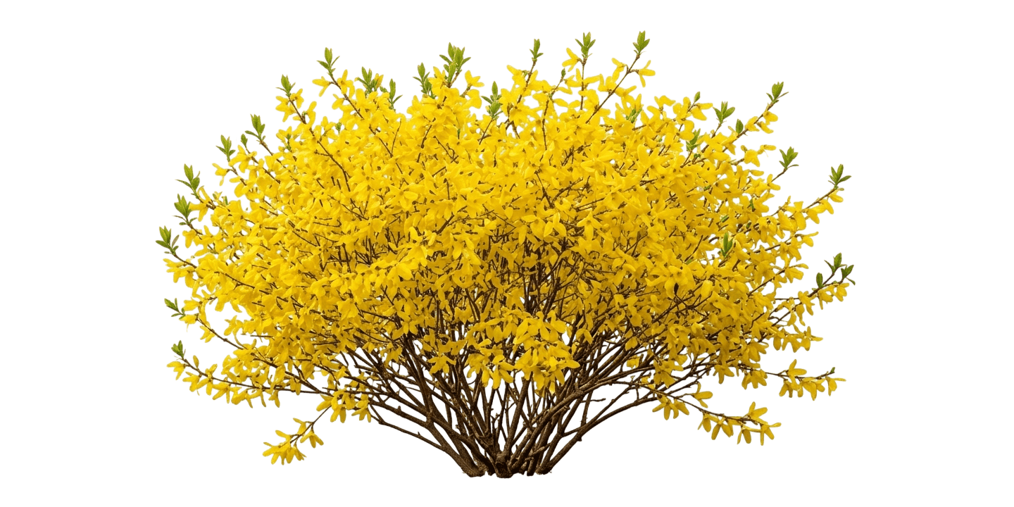 Forsythia 'Arnold' (Forsythia X S Dwarf 'Arnold') - Ground Layers