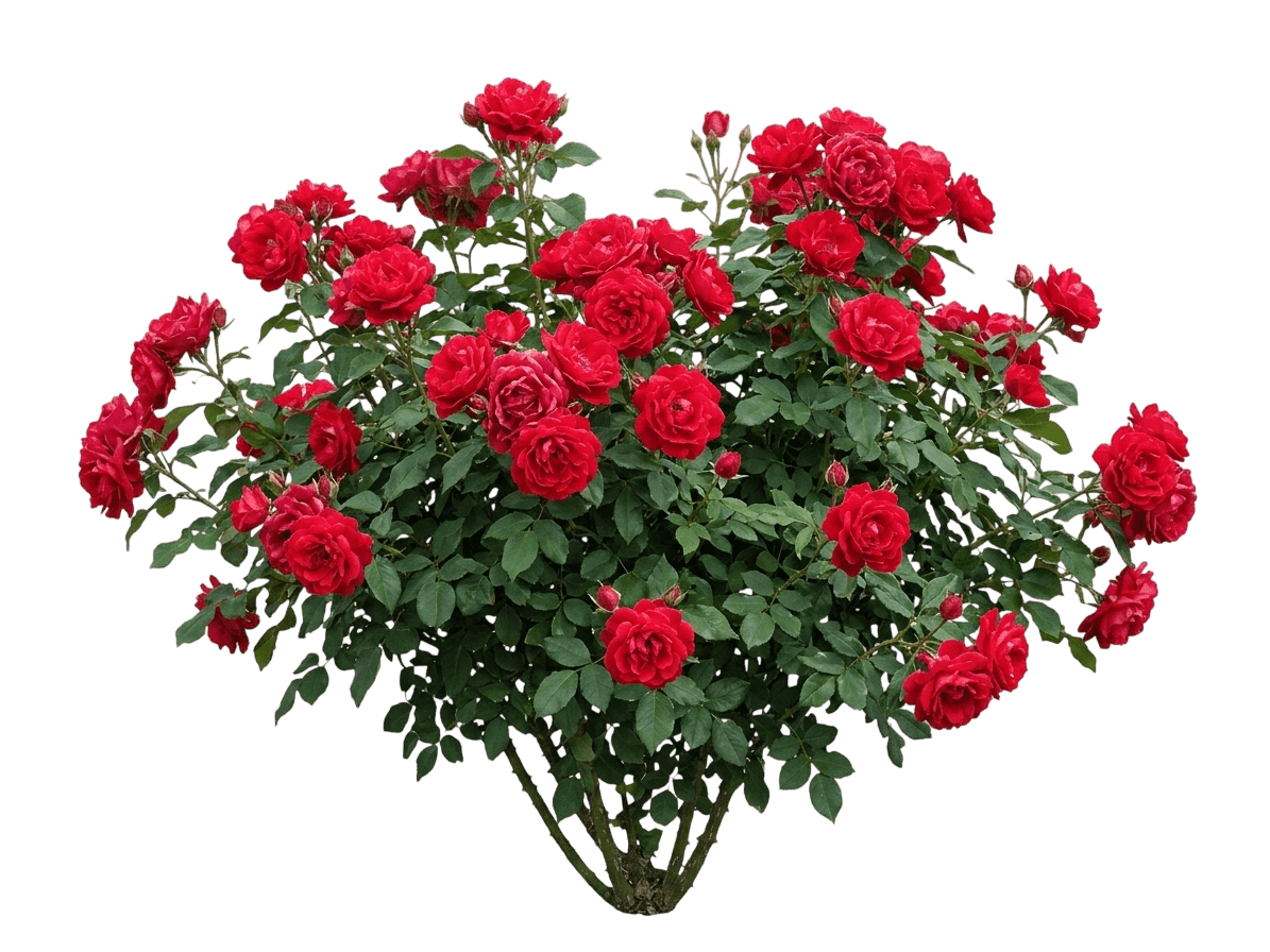 Red Double Flower Shrub Roses 'Radtko' Double Knock Out® (Rosa Pp16202 'Radtko') - Ground Layers
