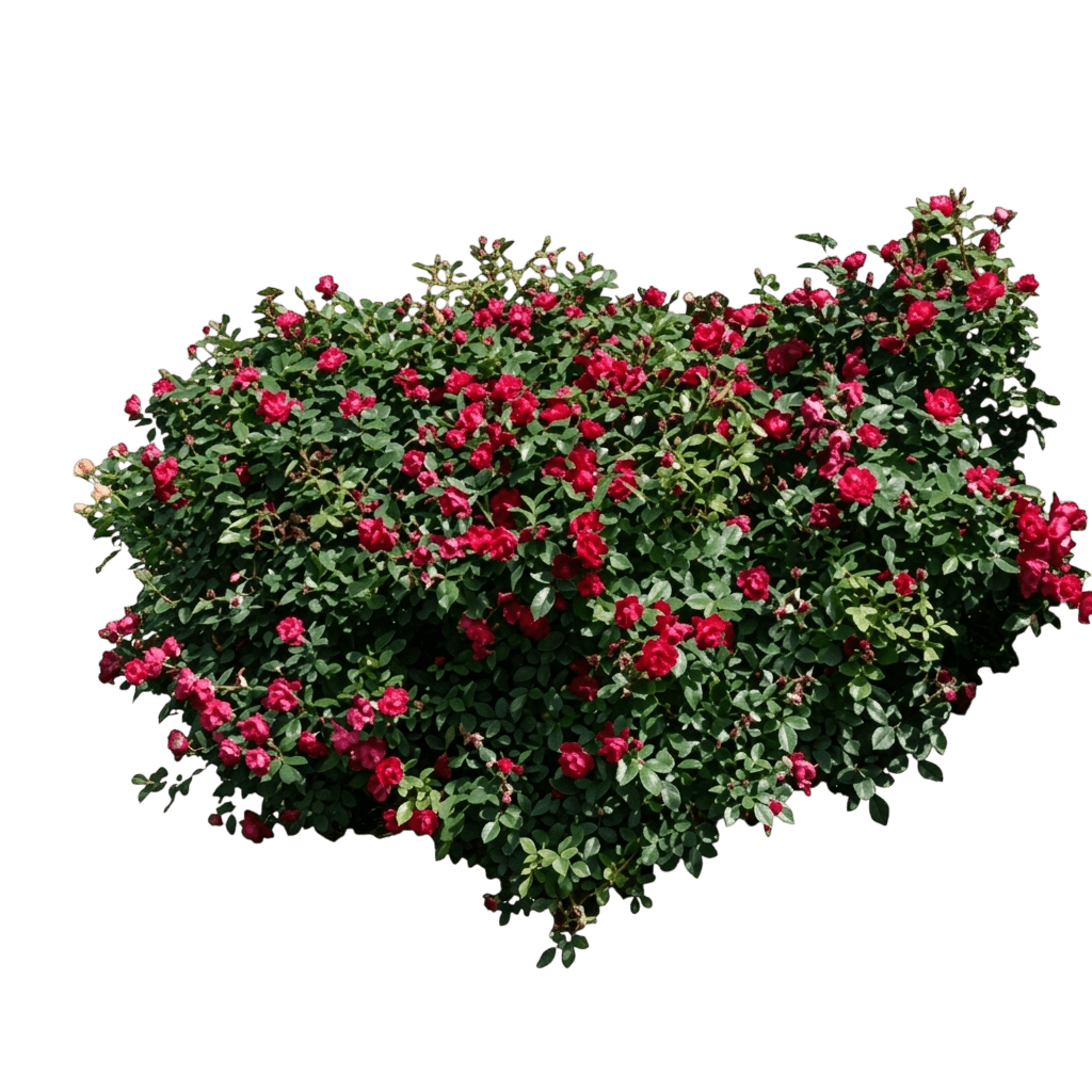 Red Shrub Roses 'Meipoeporia' Oso Easy® (Rosa Double Red Rose Pp26298 'Meipoeporia') - Ground Layers