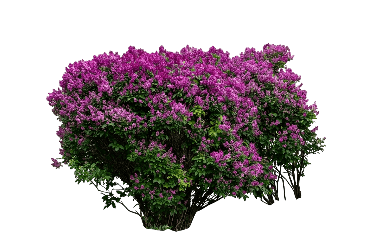 Donald Wyman Lilac (Syringa X Prestoniae 'Donald Wyman') - Ground Layers