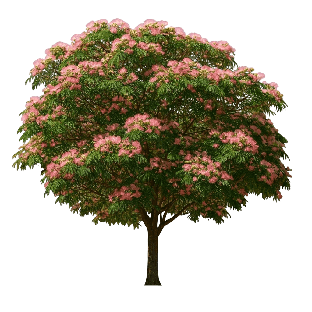 Summer Chocolate Mimosa Tree (Albizia Julibrissin 'Summer Chocolate') - Flowering Trees
