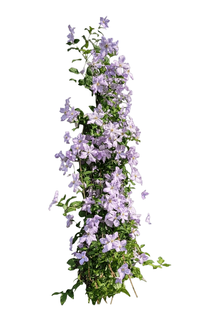 Duchess Of Cornwall Clematis (Clematis Var. Hybrid 'Evipo118') - Perennials