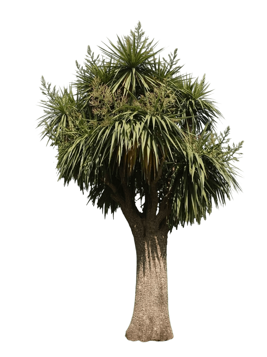 Paso Doble Cabbage Palm (Cordyline Australis 'Paso Doble') - Ground Layers