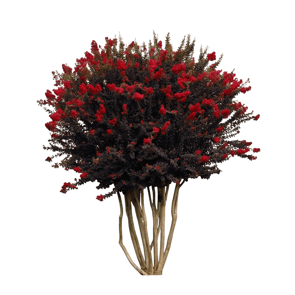 Black Diamond® Mystic Magenta™ Crape Myrtle Shrub (Lagerstroemia Black Diamond Var. Hybrid 'Mystic Magenta') - Shrubs