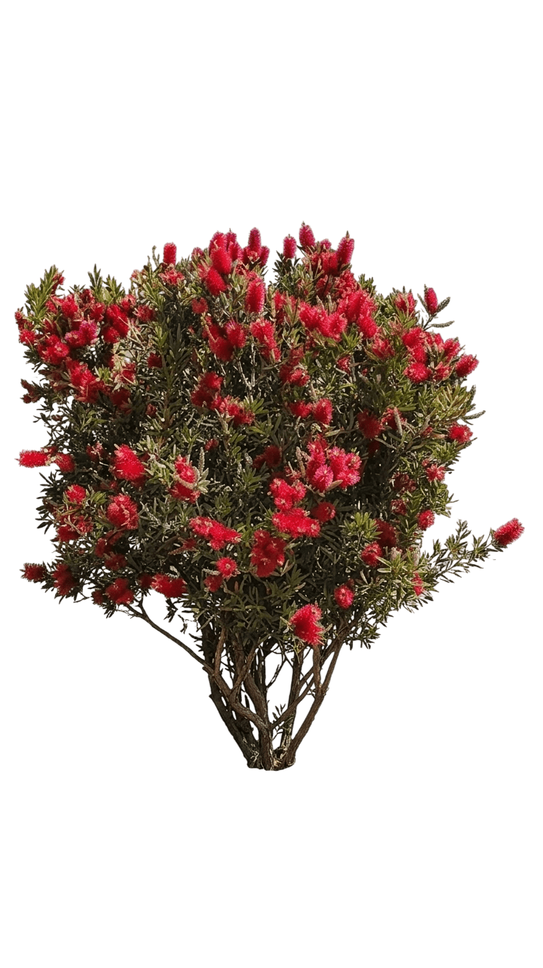 Hinchinbrook (Callistemon Bottlebrush 'Hinchinbrook') - Ground Layers