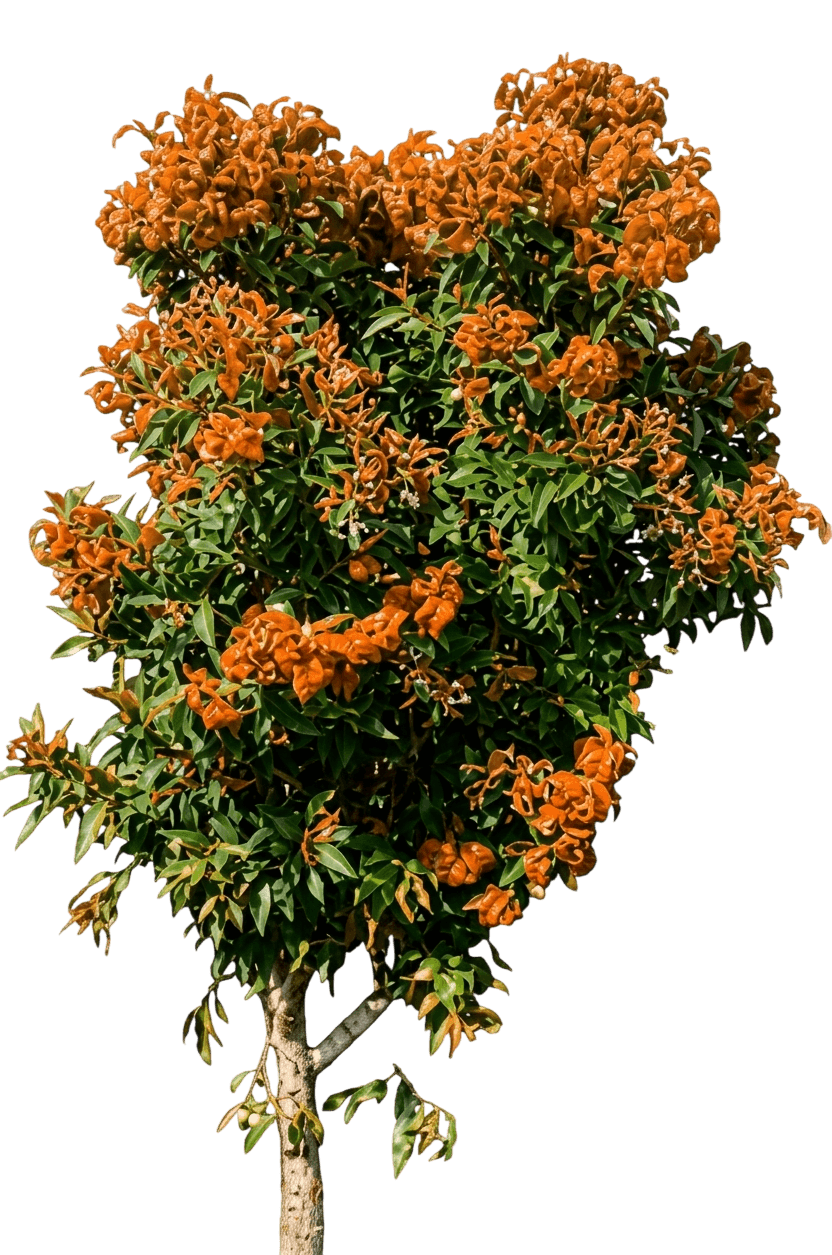 Orange Twist (Syzygium Australe 'Orange Twist') - Ground Layers