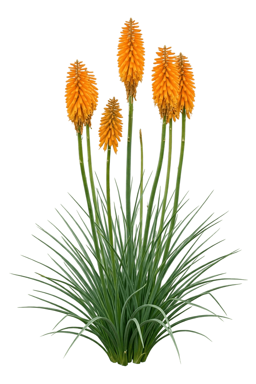 Mango Popsicle Red Hot Poker (Kniphofia Popsicle Series 'Mango Popsicle') - Perennials