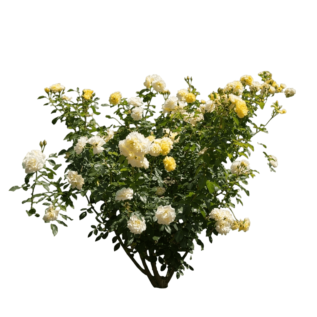 Yellow Brick Road Rose (Rosa Var. Spp. 'Baioad') - Shrubs