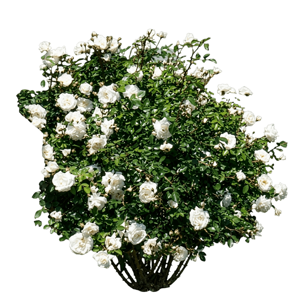 White Knock Out® Shrub Rose (Rosa Var. Spp. 'Radwhite') - Shrubs