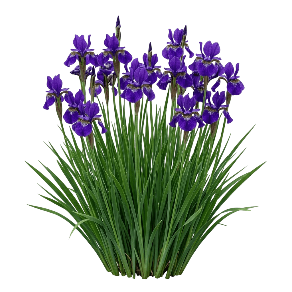 Caesar'S Brother Siberian Iris (Iris Sibirica S Brother 'Caesar') - Perennials