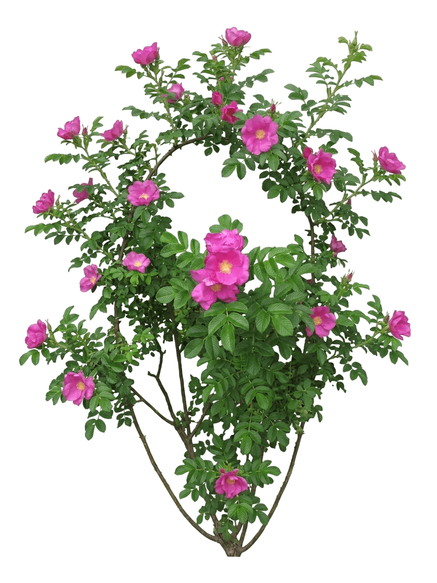 New Dawn Climbing Rose (Rosa 'New Dawn') - Ground Layers