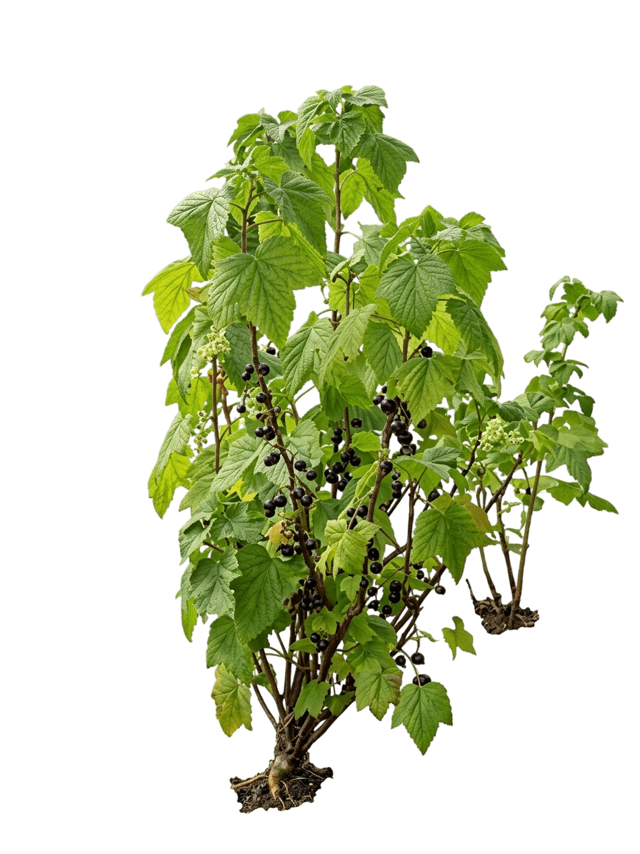 Currant, Alagan Black (Ribes Nigrum 'Alagan') - Ground Layers
