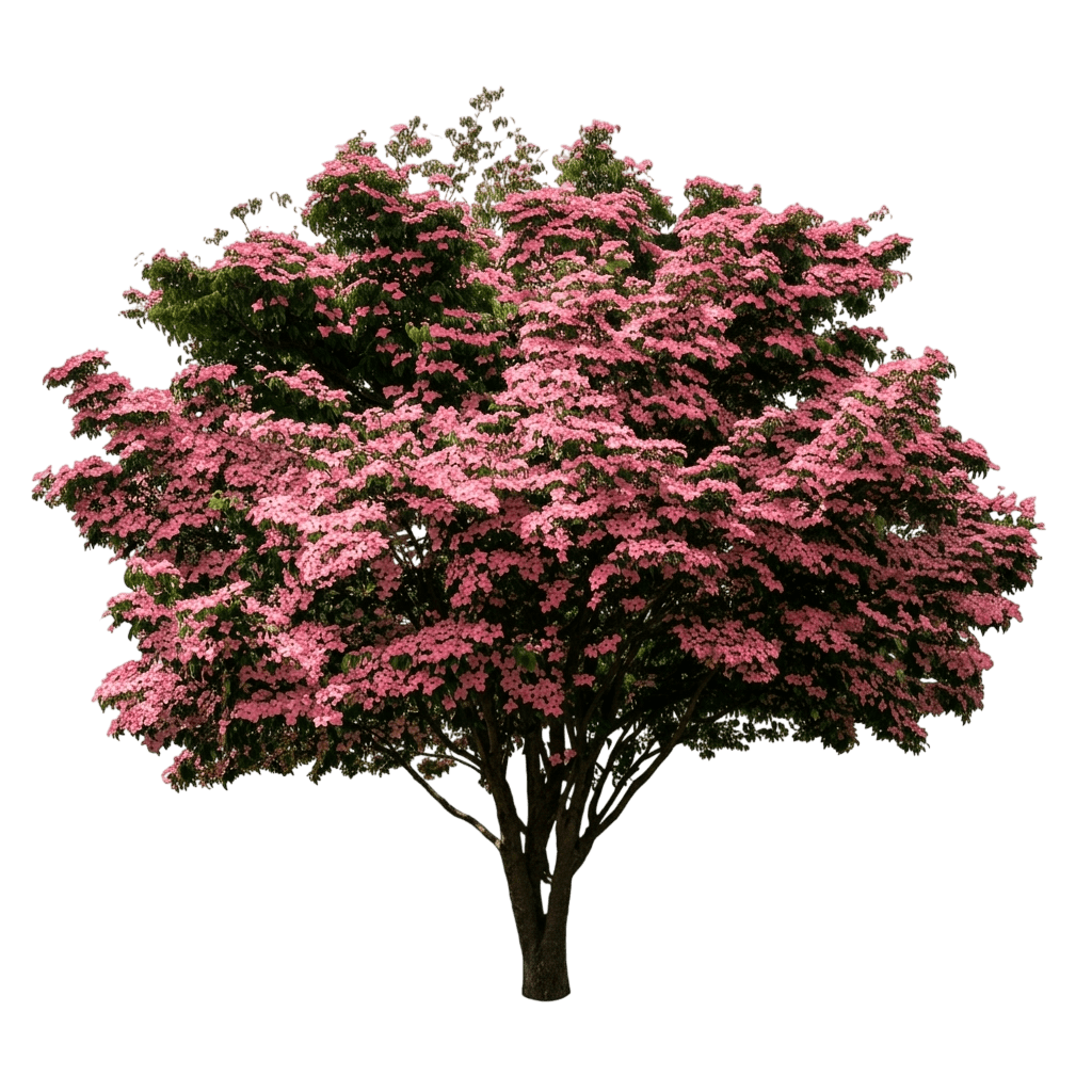 Satomi Dogwood Tree (Cornus Kousa Var. Kousa 'Satomi') - Flowering Trees