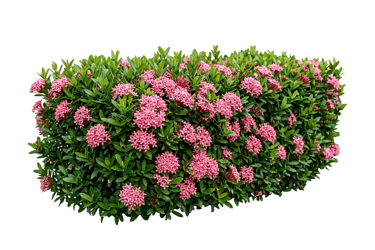 Ixora Pink Malay (Ixora Coccinea 'Pink Malay') - Ground Layers