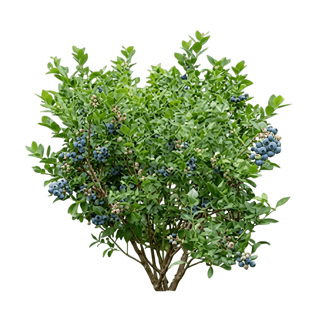 Bluecrop Blueberry (Vaccinium Corymbosum 'Bluecrop') - Ground Layers