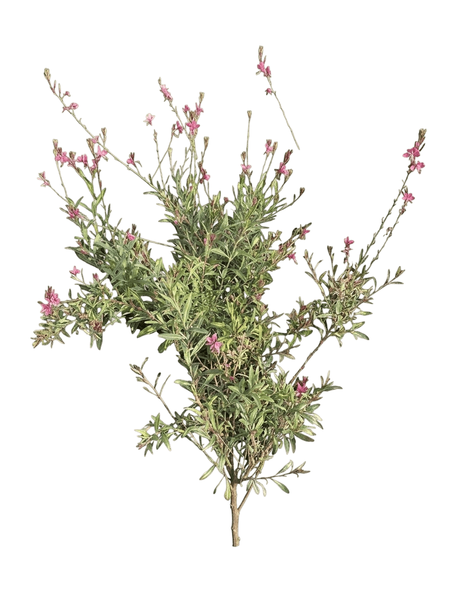 Gambit Variegata Rose Gaura (Oenothera Lindheimeri 'Gambit Variegata Rose') - Perennials