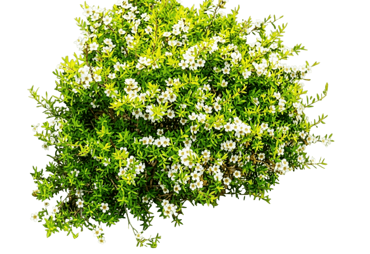 Tea Tree (Leptospermum Lemon Frost 'Tea Tree') - Ground Layers