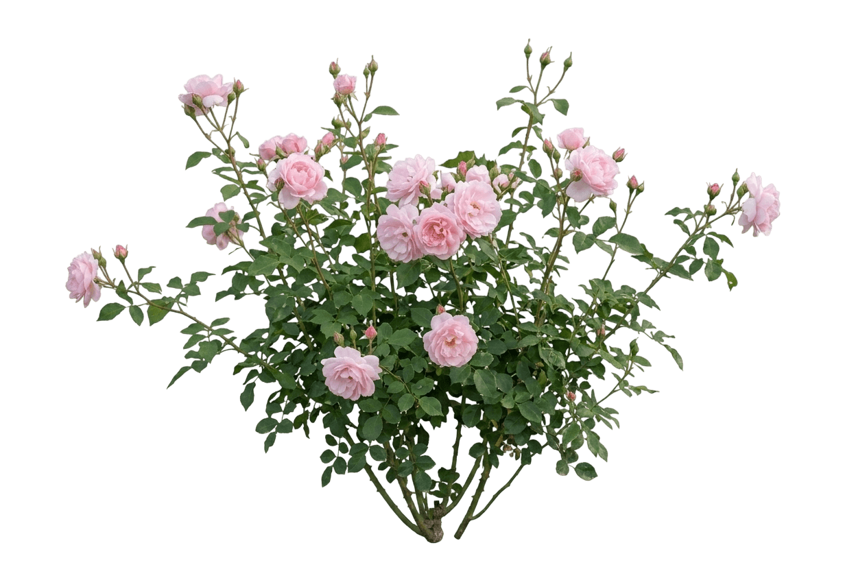 Easy Charmer Shrub Rose (Rosa 'Baijem') - Ground Layers