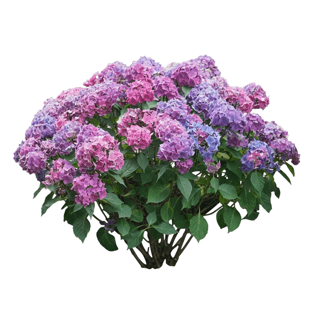 Seaside Serenade Glacier Bay Bigleaf Hydrangea (Hydrangea Macrophylla 'Camcho45') - Ground Layers