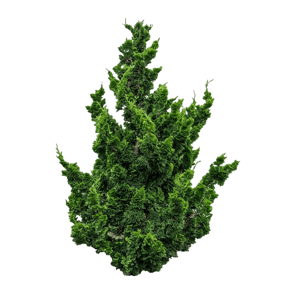 Thoweil Hinoki Falsecypress (Chamaecyparis Obtusa 'Thoweil') - Ground Layers