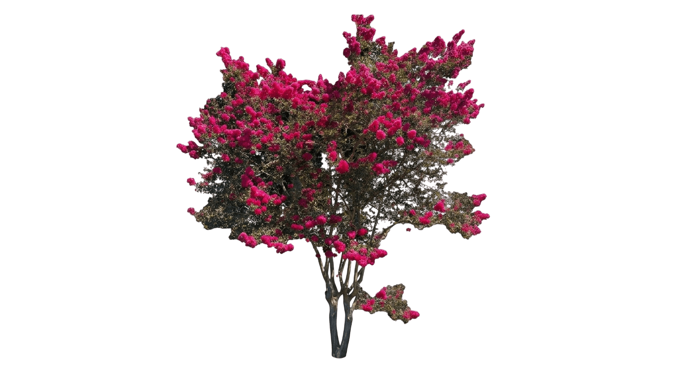 Center Stage Pink Crape Myrtle (Lagerstroemia Indica 'Smnlig') - Flowering Trees