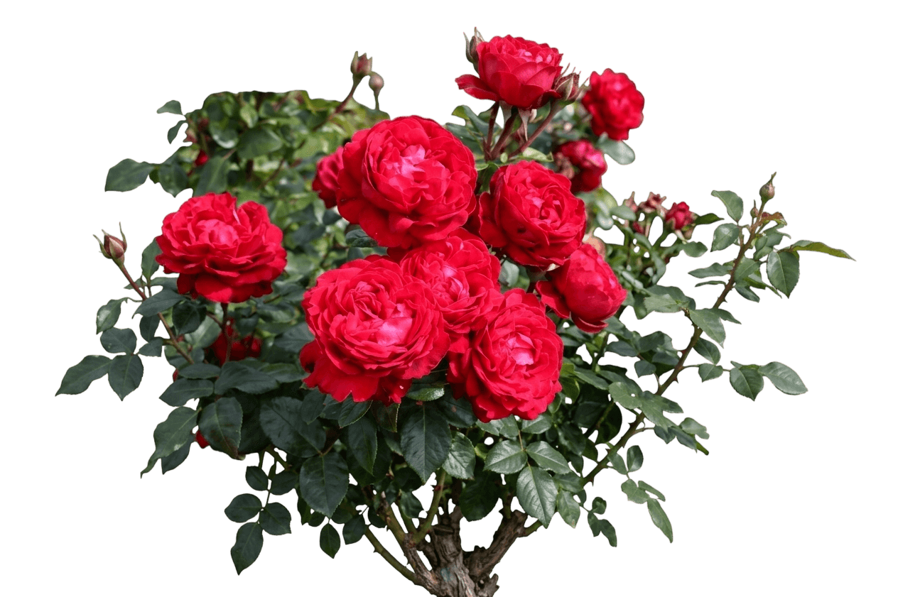 Tiamo Grandiflora Rose (Rosa × Hybrida 'Korroleotu') - Ground Layers