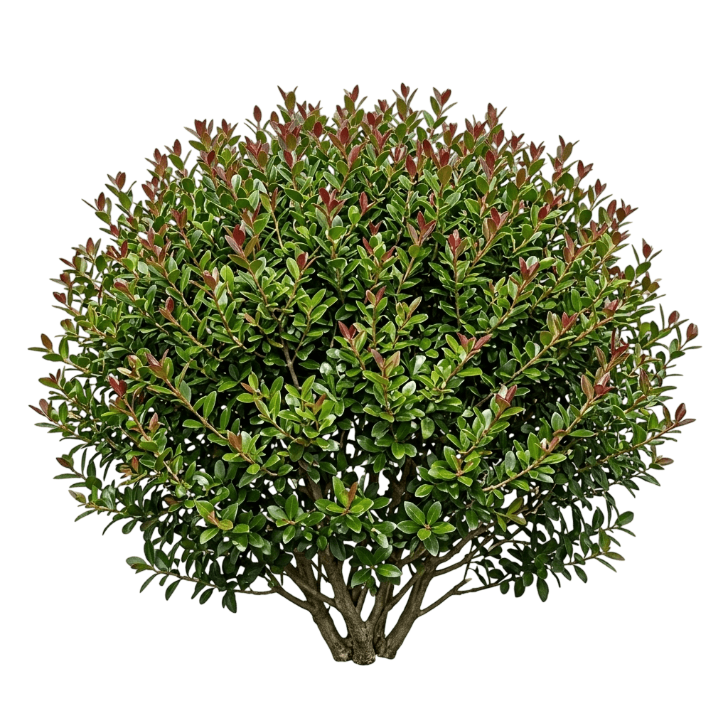 Stokes Dwarf Yaupon Holly (Ilex Vomitoria 'Stokes Dwarf') - Ground Layers