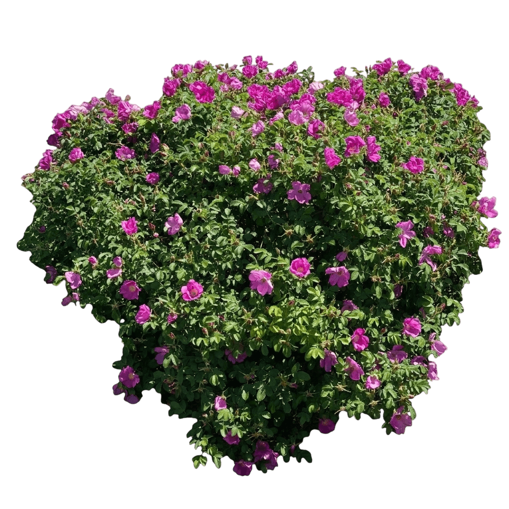 Seaside Swirl Red Rugosa Rose (Rosa Rugosa 'Ruirj0110A') - Ground Layers