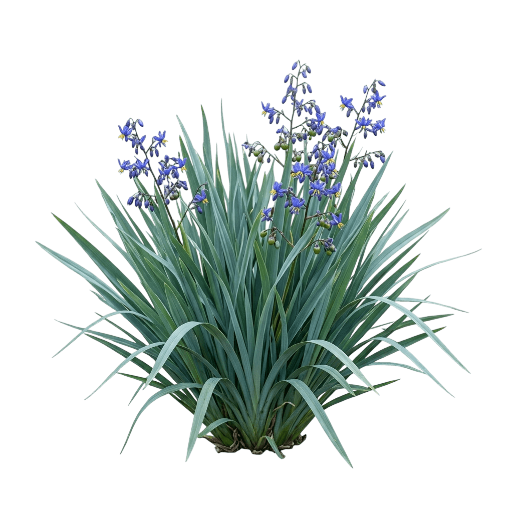Blue Flax Lily (Dianella Caerulea) - Ground Layers