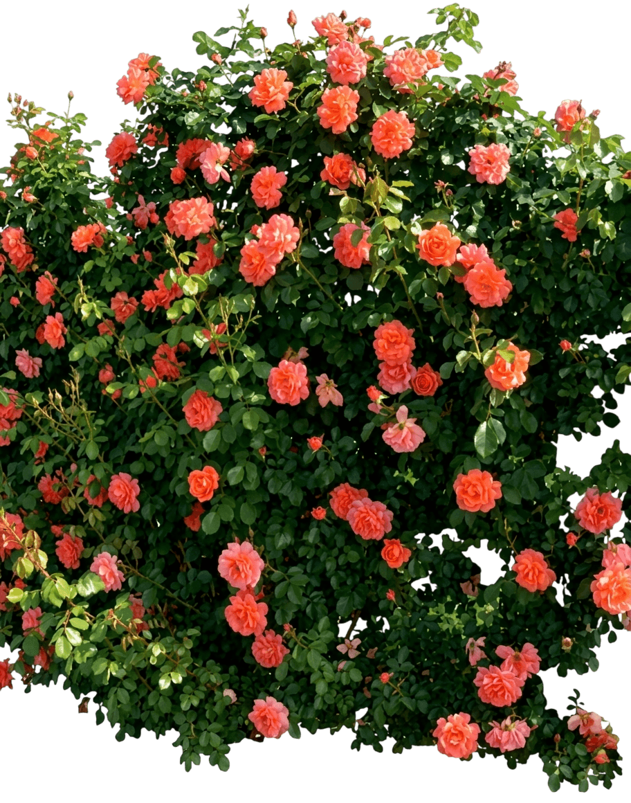 America™ Climbing Rose (Rosa America 'Jacclam') - Ground Layers