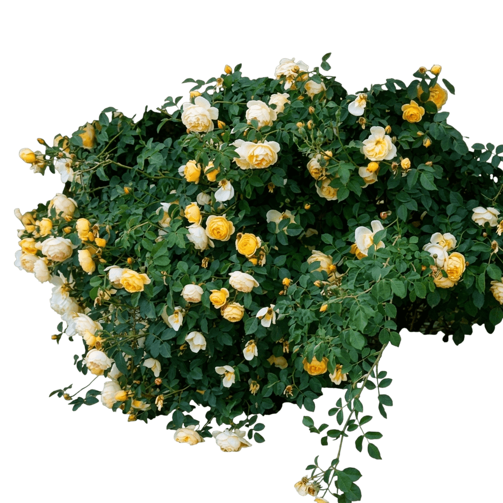 golden yellow-cream groundcover roses 'novarospop' popcorn drift® (Rosa Pp24773 'Novarospop') - Ground-layer plants
