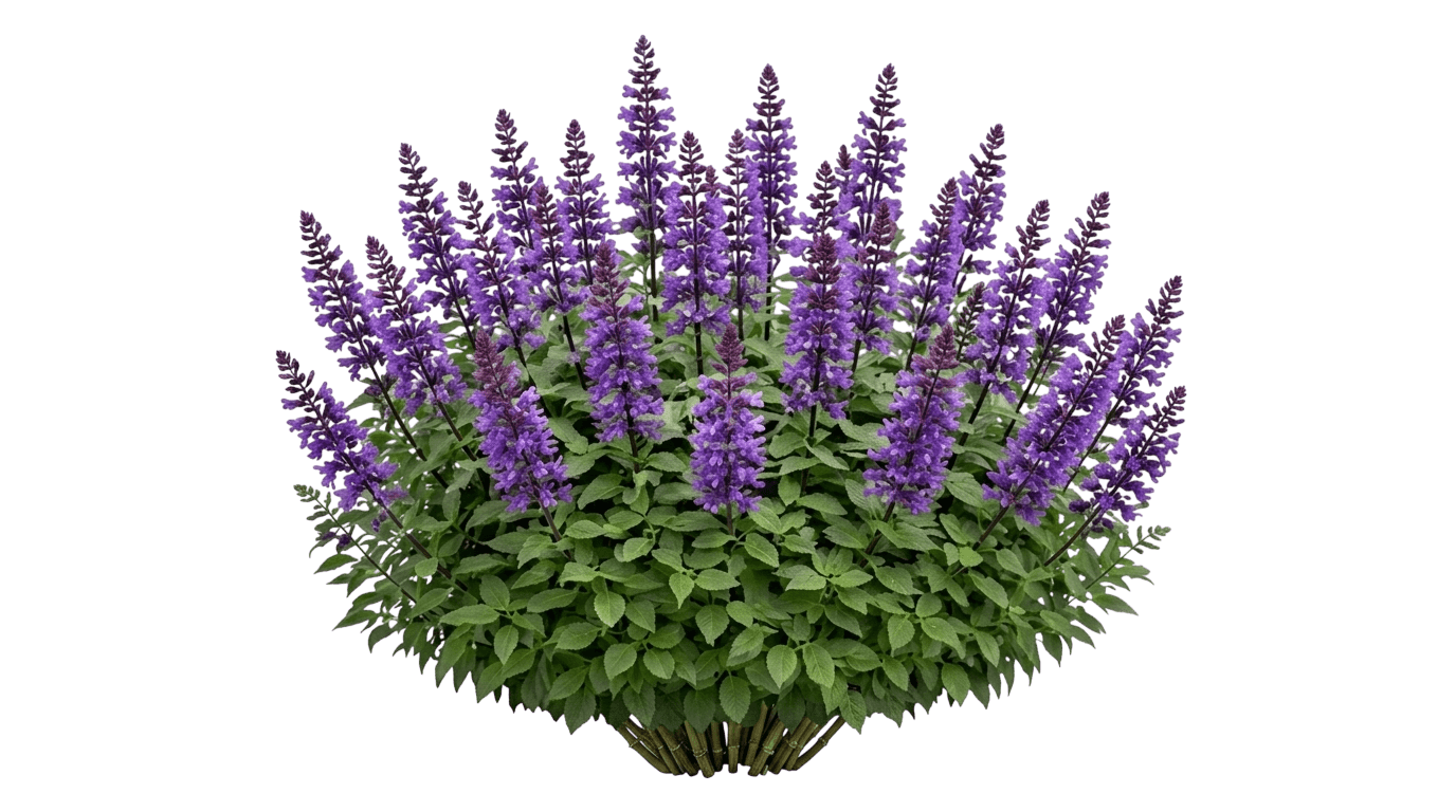 East Friesland Salvia (Salvia Nemorosa Var. Nemorosa 'Ostfriesland') - Perennials