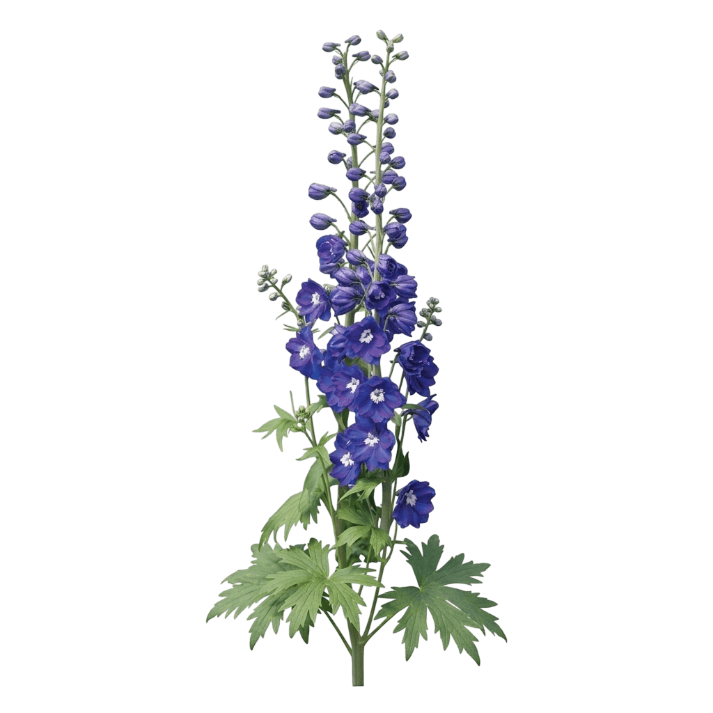 Guardian Mix Delphinium (Delphinium Elatum Var. Elatum 'Guardian Mix') - Perennials